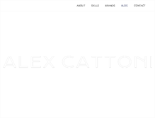 Tablet Screenshot of alexcattoni.com